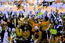 NO to violence against women