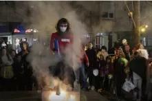 Spaljivanje lutke Martine Mlinarević Sopte