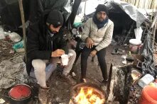 Migrants at the Camp