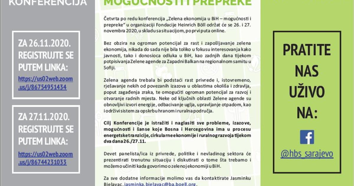 Zelena ekonomija 2020 - Mogu\u0107nosti i prepreke | Heinrich B\u00f6ll Stiftung ...