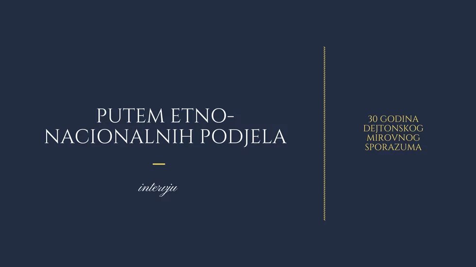 Putem etno-nacionalnih podjela