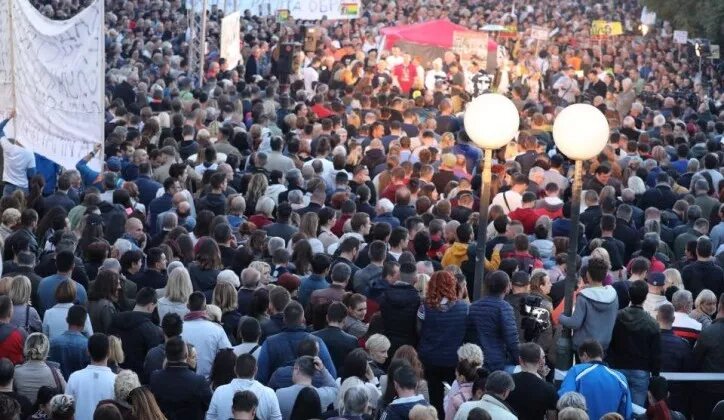 Proteste in Banja Luka Proteste in Banja Luka
