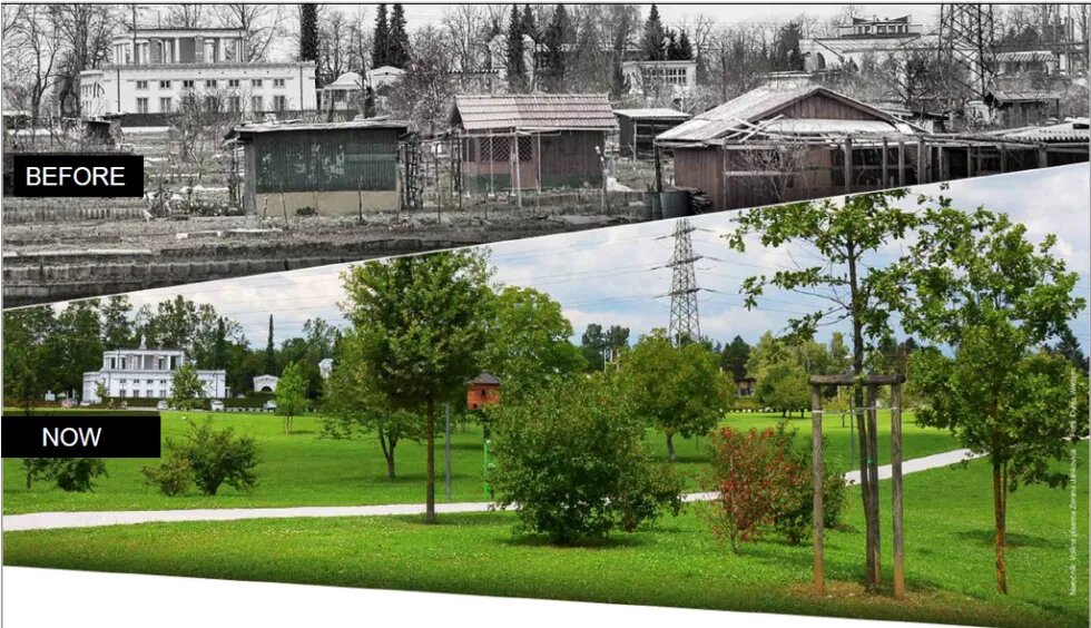 Ljubljana - before and now Ljubljana - before and now