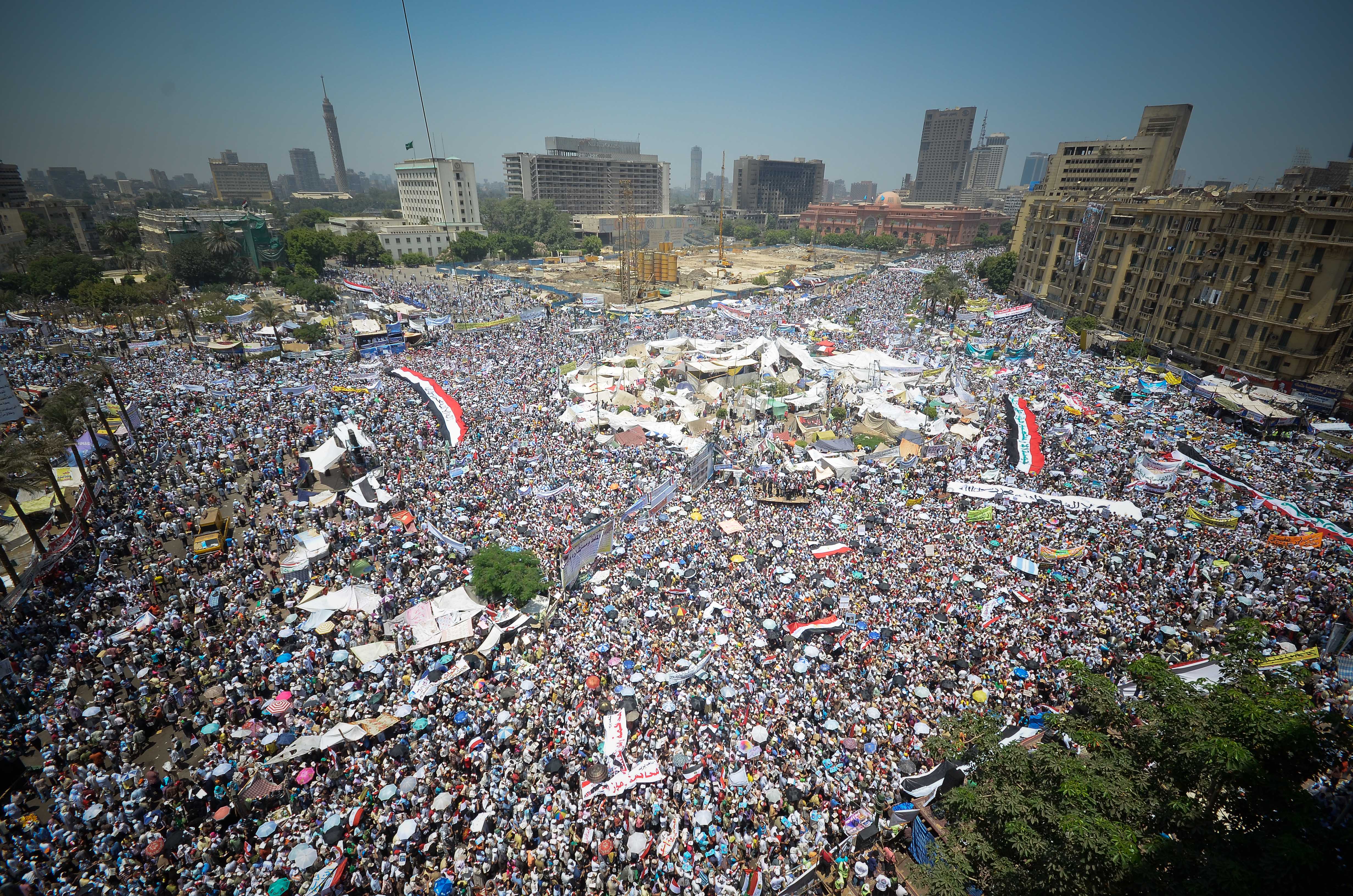 Der Tahrir-Platz in Kairo im Juli 2011 Der Tahrir-Platz in Kairo im Juli 2011